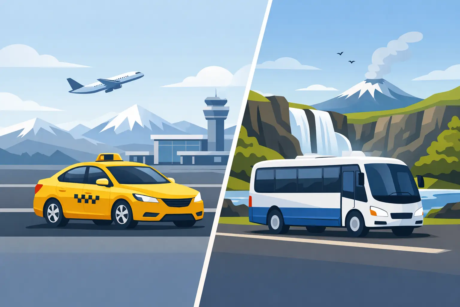 Taxi vs Shuttle Iceland: Which Should You Book?